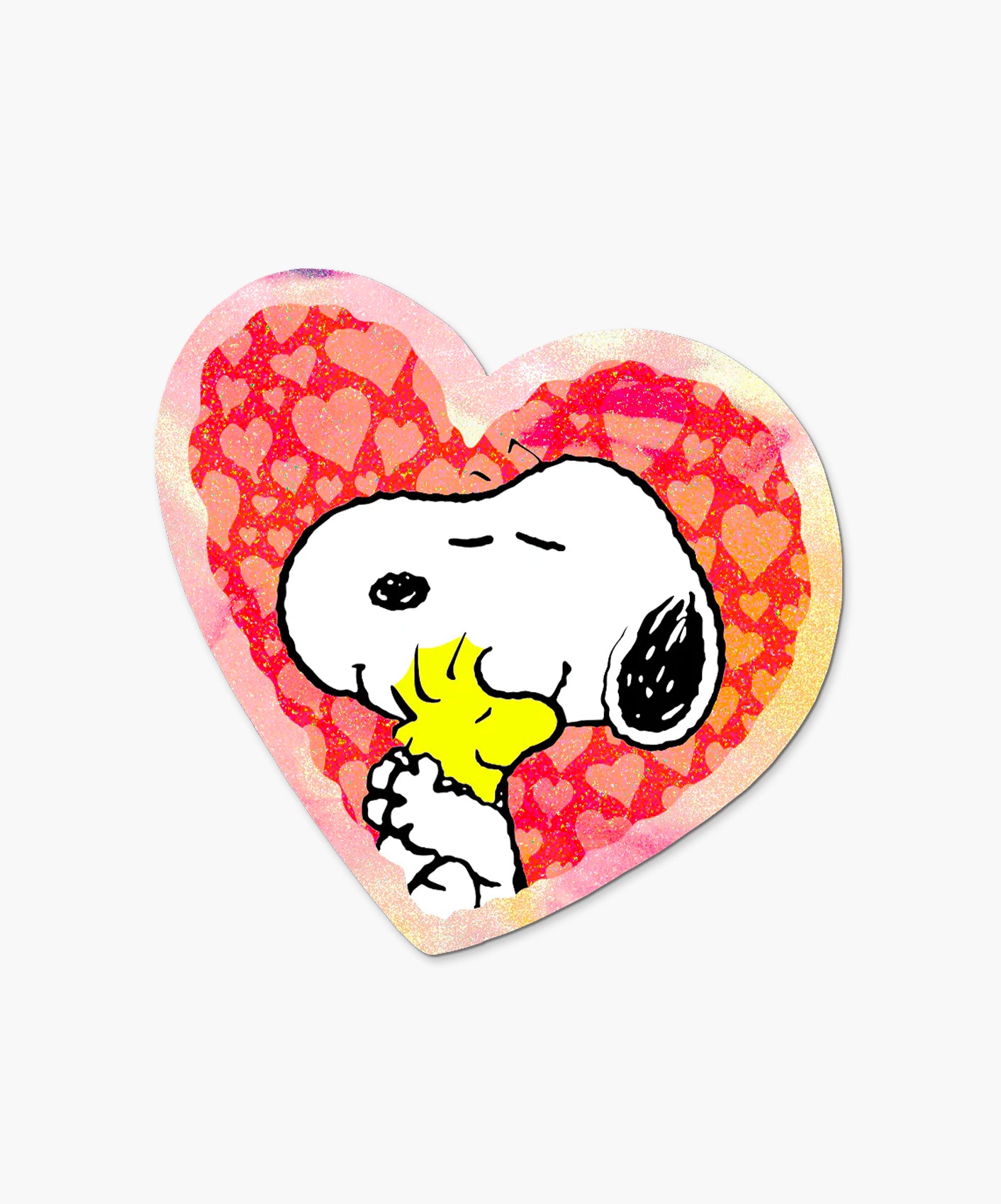 STICKER - HOLO HEART SNOOPY
