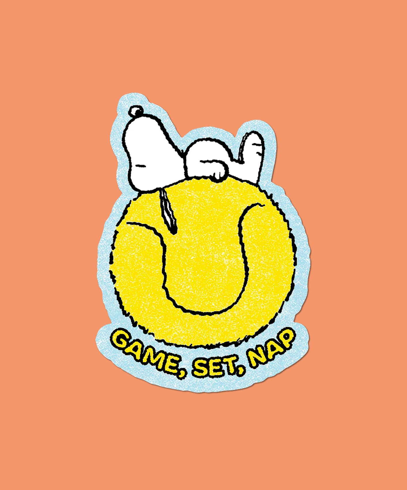 STICKER - SNOOPY TENNIS