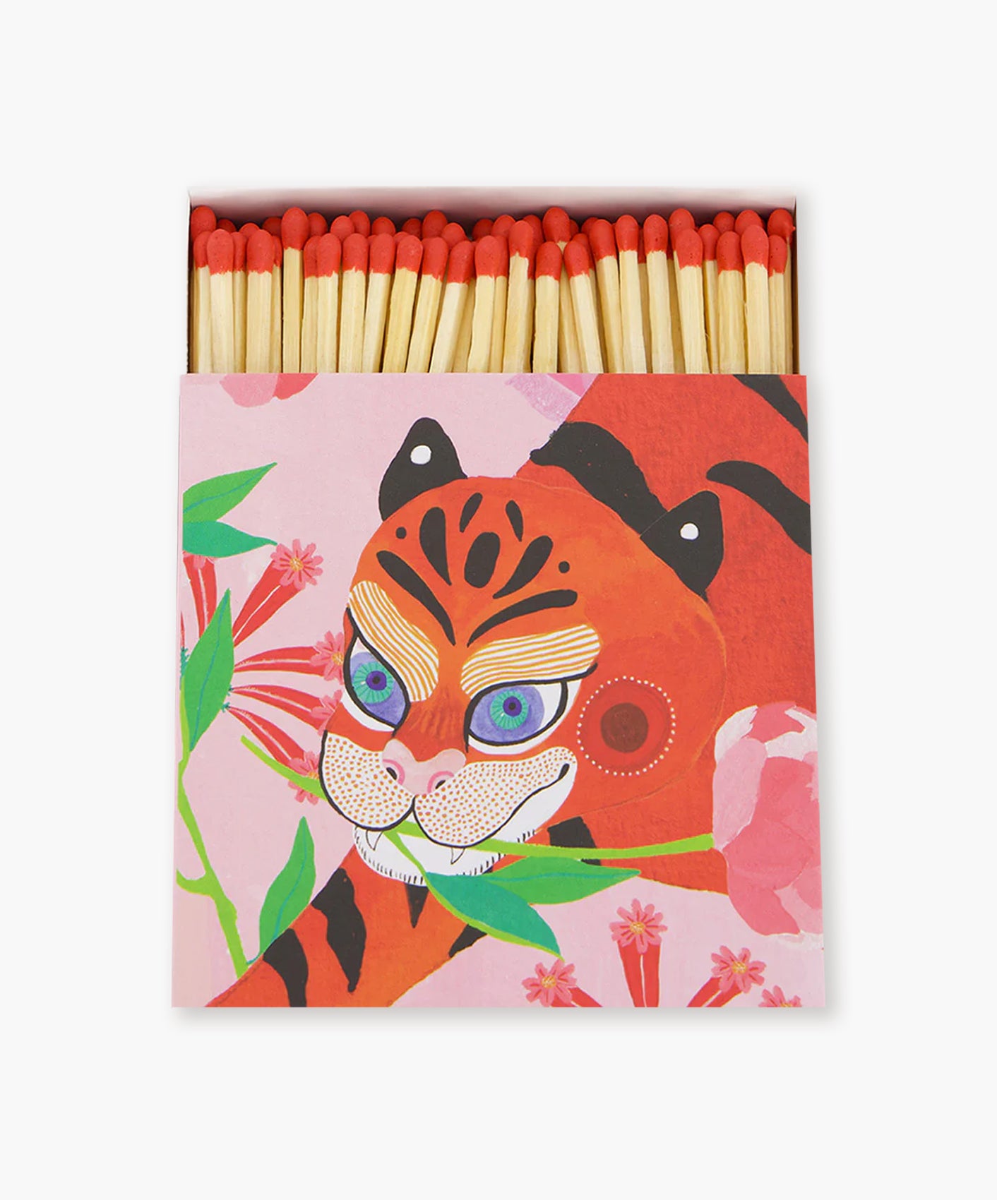 TIGER WITH PEONY