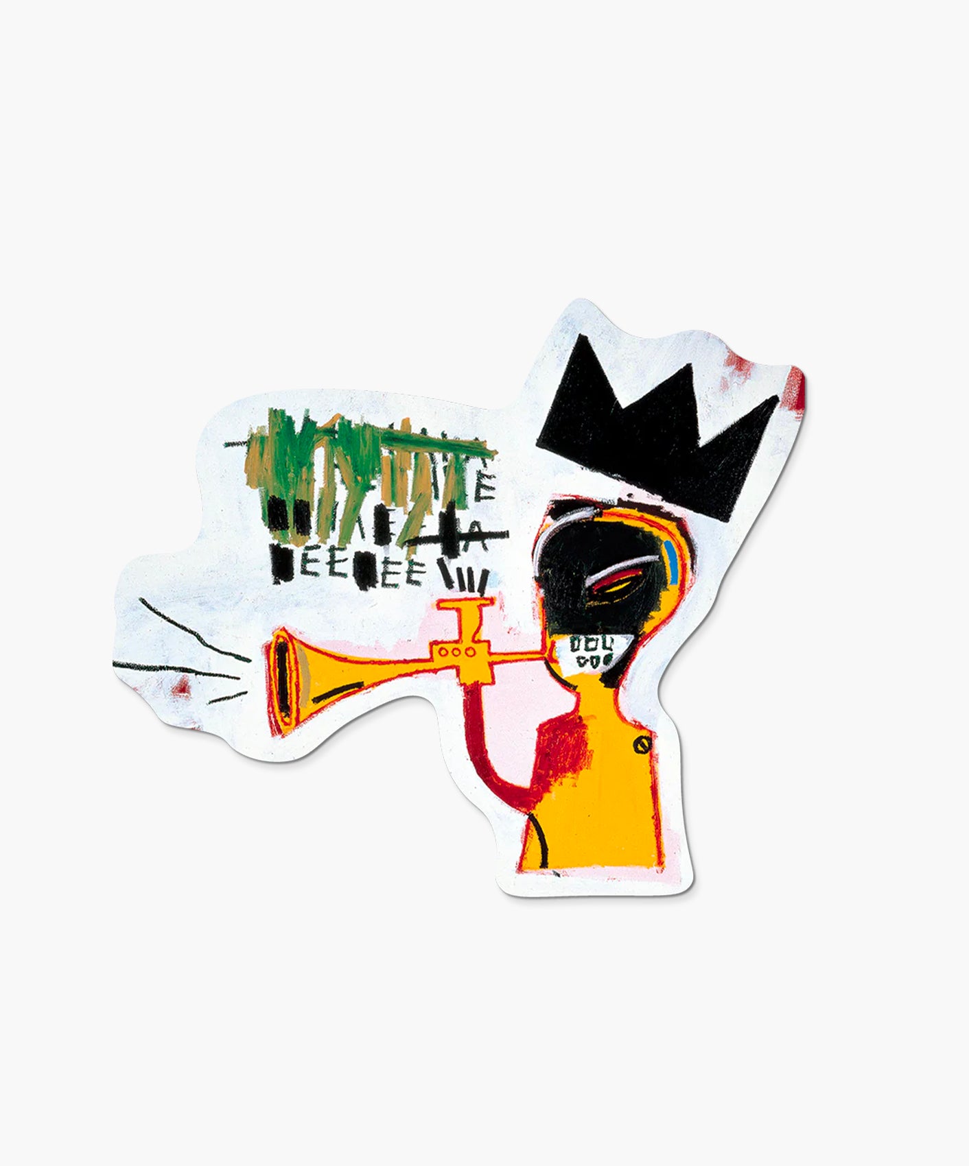 STICKER - TRUMPET (BY BASQUIAT)