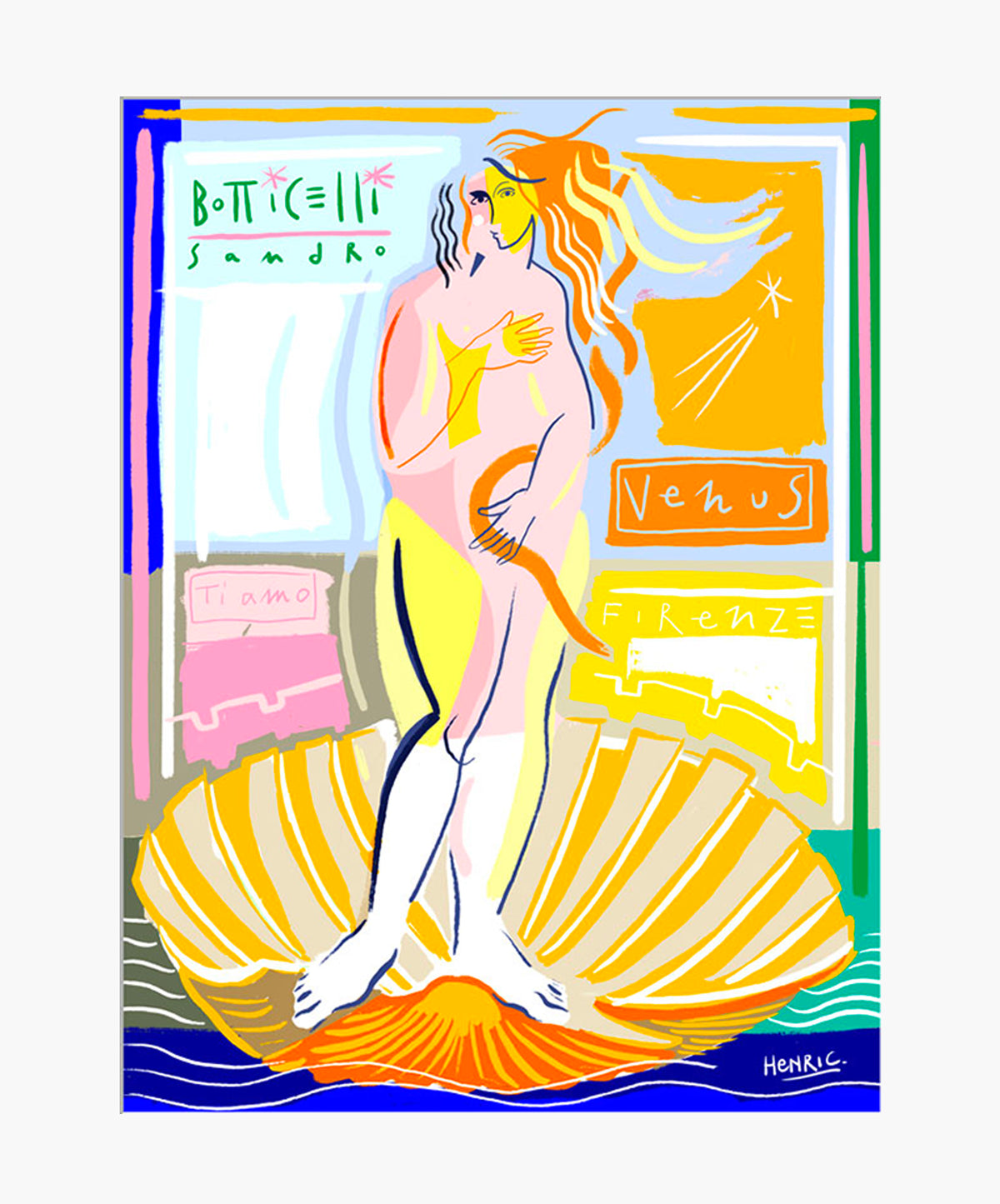 VENUS - ENCADRÉE 40X50CM